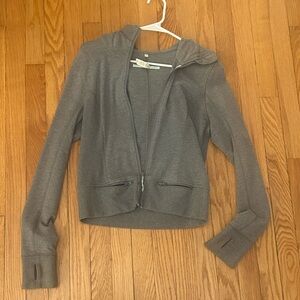 lululemon athletica Gray Zip-Up Hoodie